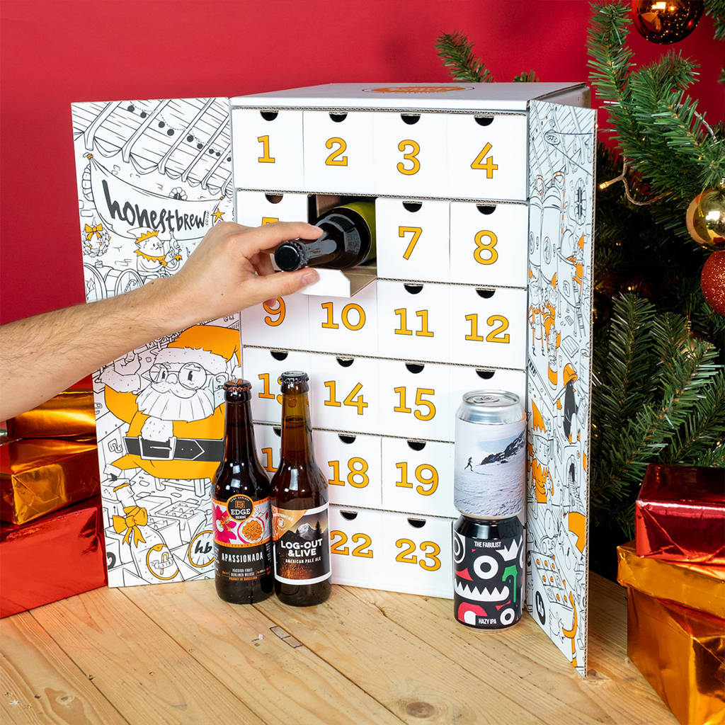 Premium Craft Beer Advent Calendar By Honest Brew notonthehighstreet com