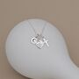 Personalised St. Christopher Heart And Cross Necklace, thumbnail 2 of 3