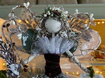Enchanted Christmas Woodland Berry Fairy Treetopper, 9 of 12