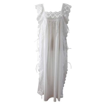 Ladies Sleeveless Nightdress With Side Ties 'Betty', 7 of 7