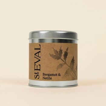 Bergamot And Nettle Scented Tin Candle, 2 of 4