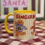Gingerbread Mug – Cute Christmas Coffee Cup, thumbnail 1 of 7