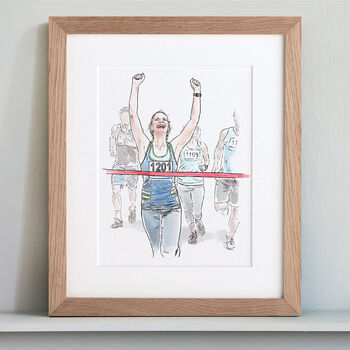 Watercolour Line Hobby Portrait – Custom Hand Drawn Illustration Gift, 8 of 11
