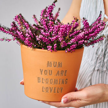 Engraved Terracotta Flower Pot, 5 of 7
