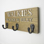 Personalised Walkie's And Names Dog Lead Holder, thumbnail 5 of 12