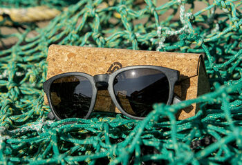 Crantock Slate 100% Recycled Fishing Net Sunglasses, 3 of 3