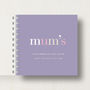 Personalised 'Mum's' Small Notebook, thumbnail 1 of 7