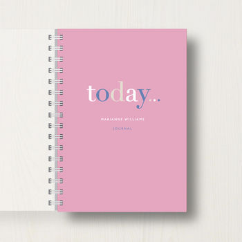 Personalised 'Today' Journal Or Notebook, 9 of 10