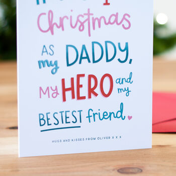 First Christmas As My Daddy Card, 2 of 2