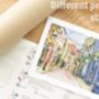 Eden Project Mediterranean Biomes, Collage Art Print, thumbnail 4 of 6