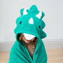 'Dinosaur Friends' Children's Hooded Bath Towel, thumbnail 4 of 6