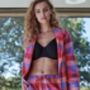 Women's Coral Shire Square Brushed Cotton Sleep Shorts, thumbnail 1 of 2