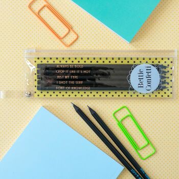 Funny Graphic Designer Pencil Set: Just My Type, 5 of 7