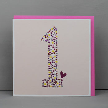 1st Birthday Card For A Boy Or Girl, 2 of 2