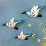 Flying Birds Set Of Three, thumbnail 1 of 8