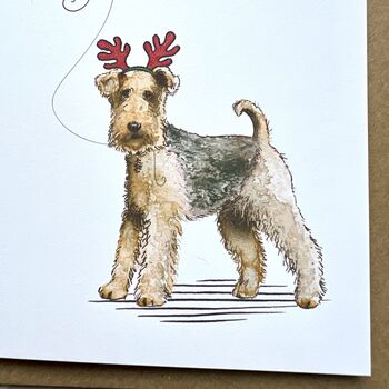 Lakeland Terrier Christmas Card, 2 of 3