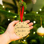 Personalised 'First Christmas As Grandad' Decoration, thumbnail 2 of 9