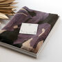 Peony Purple And Mustard Flower Summer Scarf, thumbnail 7 of 12