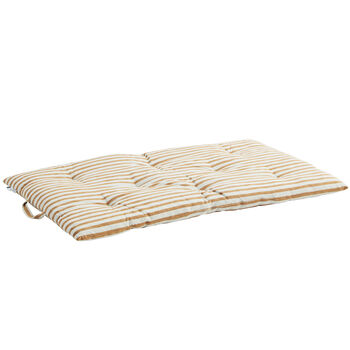 Mustard And White Striped Floor Mattress, 2 of 4