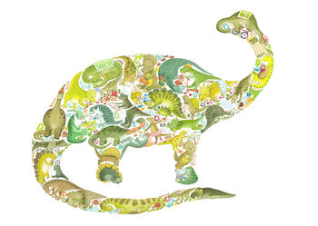 D Is For Dinosaur Print, 2 of 4