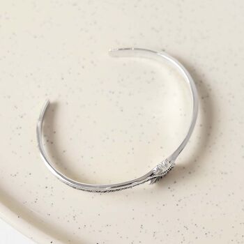 Sterling Silver Freedom Bangle, 4 of 7