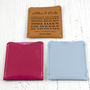 Third Anniversary Personalised Leather Card Holder, thumbnail 3 of 3
