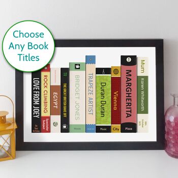 Mum Books Print Personalised Gift, 11 of 12