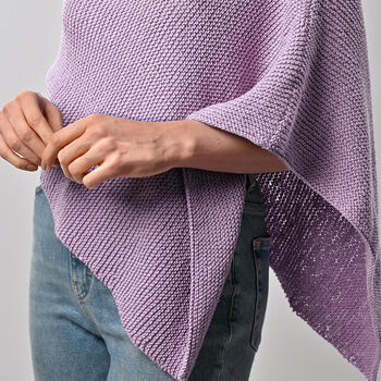 Summer Poncho Knitting Kit Cotton Collection, 3 of 7