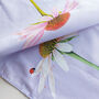 'Echinacea Echinacea' Cotton Tea Towel, thumbnail 2 of 8