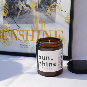 'Sunshine' Fig Scented Candle, 2 of 3