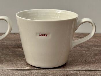 White 'Lord' And 'Lady' Mugs, 4 of 5