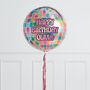 Personalised Pastel Disco Inflated Party Orb, thumbnail 2 of 3