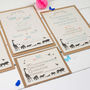 Animal Wedding Invitation Set, thumbnail 1 of 7