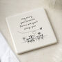 Ceramic 'Stay Among Your…' Send With Love Coaster, thumbnail 1 of 2