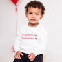 'My Mummy's My Valentine' Embroidered Sweatshirt, thumbnail 1 of 5