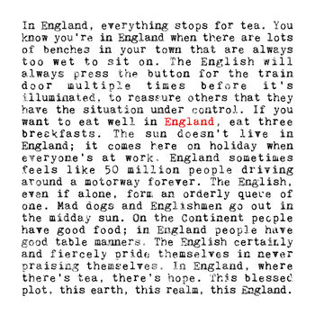 England Funny Quotes A5 Unframed Print, 2 of 4