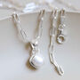 Sterling Silver Birthstone Fine Paperclip Necklace, thumbnail 11 of 12