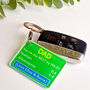 Personalised Father's Day 'Are We There Yet?' Keyring, thumbnail 1 of 2