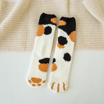 Fluffy Cat Paw Socks, 9 of 12