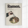 Retro 80s Kitchen Japanese Ramen Wall Print, thumbnail 7 of 7