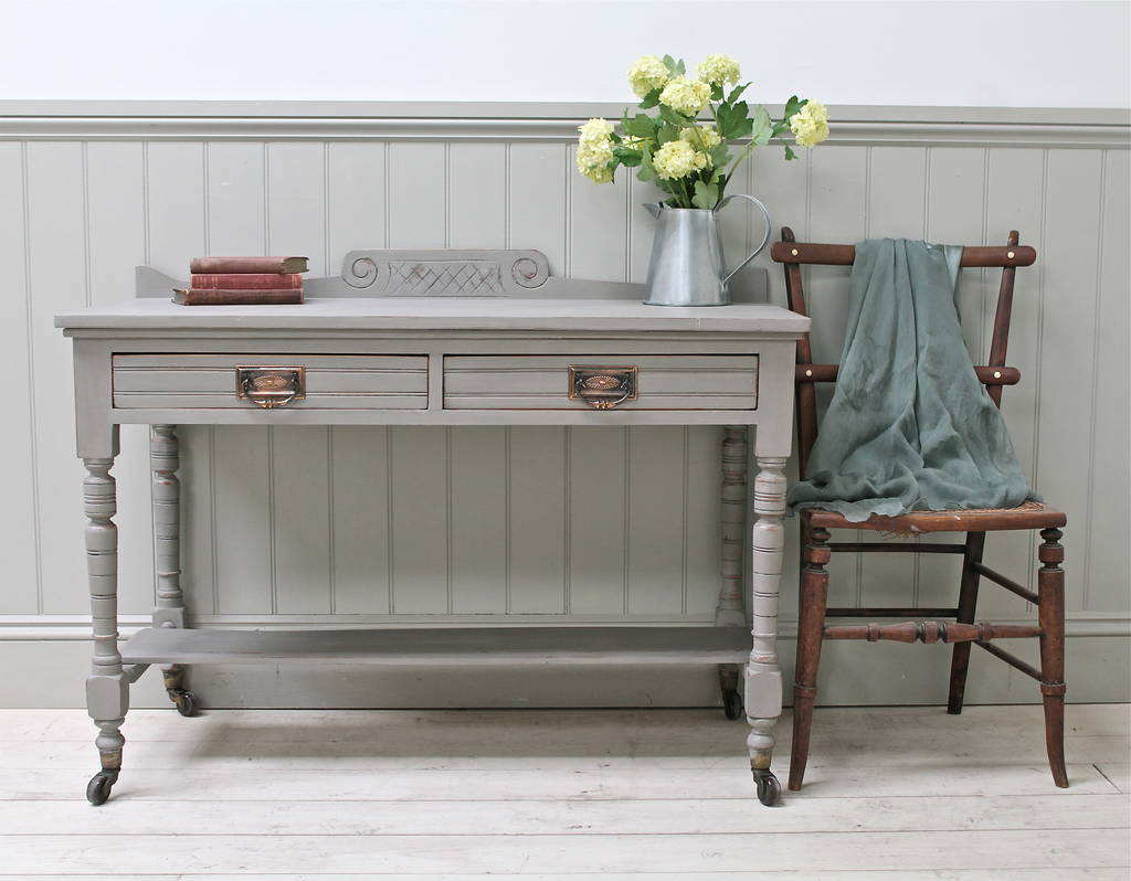 distressed edwardian side table by distressed but not forsaken