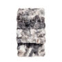 Marshmallow Marble Rabbit Faux Fur Throw, thumbnail 2 of 3