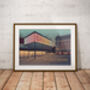 Crucible Theatre Sheffield Travel Poster Art Print, thumbnail 6 of 8