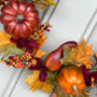 Luxury Autumn Jute Wreath With Mini Gourds And Pumpkins, thumbnail 6 of 6