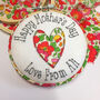 Mothers Day Personalised Embroidered Hoop Card, thumbnail 6 of 12