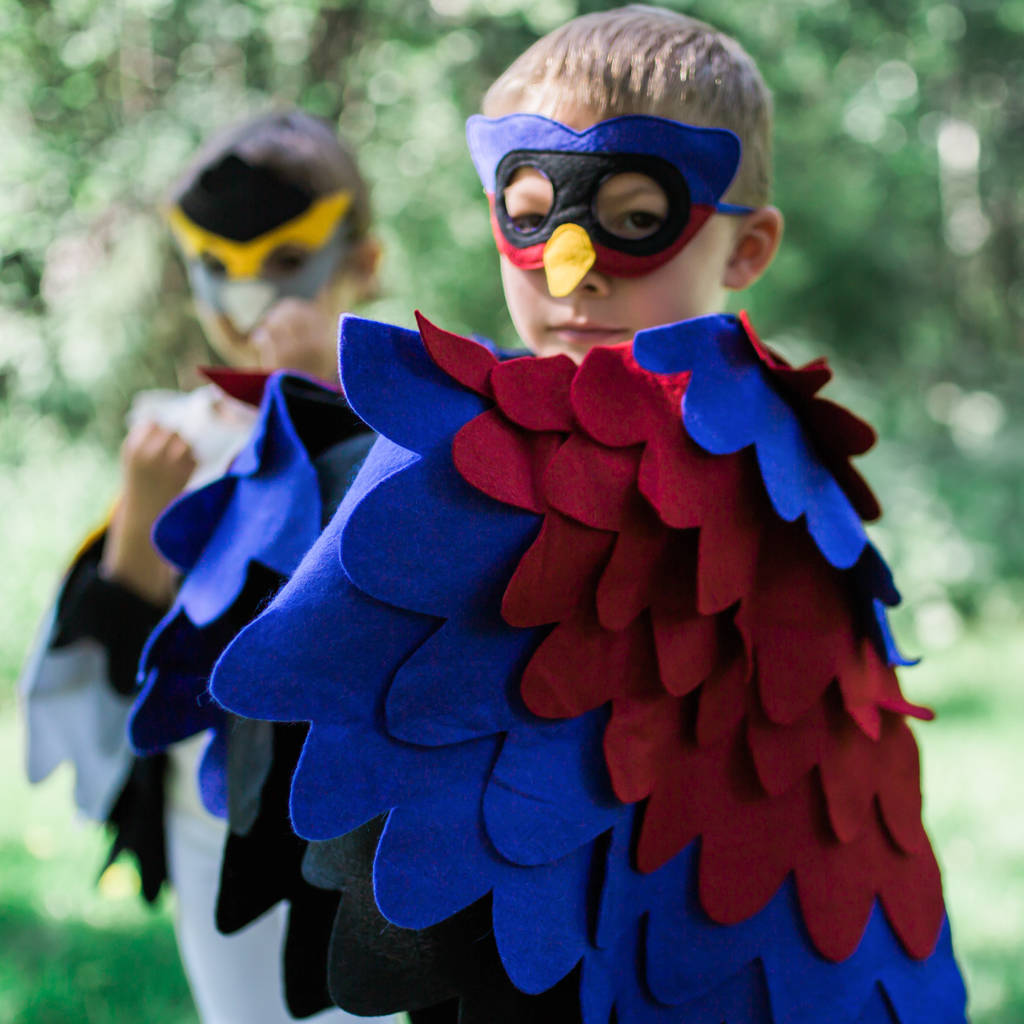 superhero bird mask and wing cape children's costume by bhb kidstyle ...