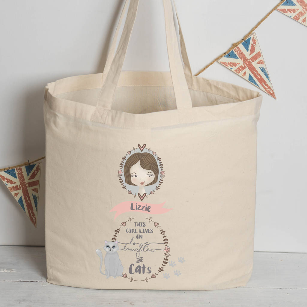 Personalised Tote Bag For Teenagers By From Lucy | notonthehighstreet.com