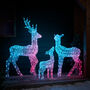Twinkly Smart LED Light Up Christmas Reindeer Family, thumbnail 4 of 12