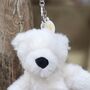 Lola The Plush Cream Teddy Bear Keyring, thumbnail 2 of 2