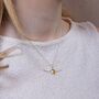 Harry Potter Sterling Silver Golden Snitch Necklace With Crystals, thumbnail 1 of 7